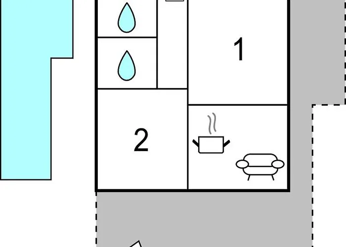 דירה Two-bedroom In Okrug Gornji טרוגיר